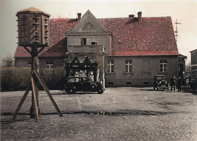 Das Dorf Lubomyśl in der Vergangenheit
